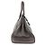 Borsa Tote Hermès Birkin 35 in pelle Taurillon Clemence Marrone Cioccolato - vista 5