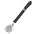 Collana in strass Chanel CC Coco Mark Nero