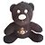 Charm per borsa Teddy Bear Black di Vivienne Westwood Nero