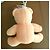 Charm per borsa Teddy Bear Peach di Vivienne Westwood Corallo - vista 3