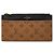 Cartera larga slim Monogram Reverse Louis Vuitton Castaño Negro Monograma