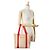 Louis Vuitton Antigua Cabas MM Tasche Rot Beige - Ansicht 13