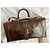 Borsa da viaggio Céline in pelle marrone chiaro - vista 2
