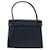Sac à main vintage en cuir Valentino Garavani Bleu Marine  - vue 2