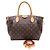 Borsa Louis Vuitton Monogram Turen MM M48814 Marrone