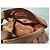 Borsa Boston con tasca frontale in tela rivestita e pelle MCM Visetos Cognac/Marrone - vista 10