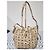 Borsa a secchiello in pelle Visetos MCM beige con coulisse - vista 2