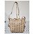 Borsa a secchiello in pelle Visetos MCM beige con coulisse - vista 4