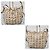 Borsa a secchiello in pelle Visetos MCM beige con coulisse - vista 6