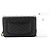 Wallet On Chain Borsa a catena WOC in pelle di vitello V-Stitch di CHANEL Nero - vista 3