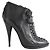 Givenchy Stivali in pelle nera con lacci Nero