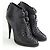 Givenchy Stivali in pelle nera con lacci Nero - vista 3