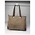 Vintage Gucci Monogram Handtasche Beige Braun - Ansicht 2