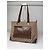 Vintage Gucci Monogram Handtasche Beige Braun - Ansicht 7