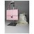 Vintage Courreges Lederhandtasche Rosa Pink - Ansicht 2