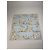 Sciarpa floreale vintage Balmain azzurro chiaro giallo bianco Turchese - vista 10