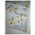 Sciarpa floreale vintage Balmain azzurro chiaro giallo bianco Turchese - vista 2