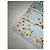 Sciarpa floreale vintage Balmain azzurro chiaro giallo bianco Turchese - vista 4
