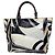 Vintage Emilio Pucci abstrakte Tasche grau braun Mehrfarben