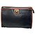 Céline Clutch in pelle vintage Celine nero e marrone