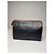 Céline Clutch in pelle vintage Celine nero e marrone - vista 2