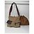 Vintage Gucci Monogramm Tasche Beige Braun