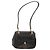 Prada Vintage Umhängetasche aus Leder Schwarz