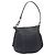 Prada Vintage Schultertasche aus Leder Marineblau