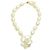 Collana Choker in Perle Fancy e Camelia Gripoix 1998 di Chanel D'oro