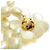 Collana Choker in Perle Fancy e Camelia Gripoix 1998 di Chanel D'oro - vista 5
