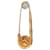 VERSACE vergoldete Brosche Golden  - Ansicht 1