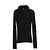 Chanel 2022 Schwarzer Glitzerpullover FR38 Rundhals-Rüschensweater UK10 US8