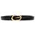 Alexander McQueen Doppel-Wickelgürtel Schwarz Gold hardware - Ansicht 3