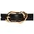 Alexander McQueen Doppel-Wickelgürtel Schwarz Gold hardware - Ansicht 5