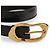 Alexander McQueen Doppel-Wickelgürtel Schwarz Gold hardware - Ansicht 6