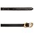 Alexander McQueen Doppel-Wickelgürtel Schwarz Gold hardware - Ansicht 7