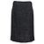 Falda de tweed con ribetes de cuero Erdem Negro - vista 3