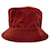 Cappello bucket rosso Hermès  - vista 4