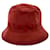 Cappello bucket rosso Hermès  - vista 6