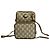 Gucci Vintage Plus Logo Leder Mini Schultertasche Braun