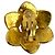 Orecchini a clip vintage Chanel con motivo Coco Mark D'oro - vista 2