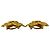 Orecchini a clip vintage Chanel con motivo Coco Mark D'oro - vista 3