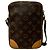Borsa a spalla mini Danube in pelle Monogram Louis Vuitton Marrone - vista 3