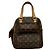 Louis Vuitton Vintage Exzentrische Monogram Ledertasche Braun