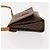 Céline Celine Vintage Macadam Schultertasche aus Canvas Klein Braun - Ansicht 4