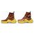 BOTAS LOUIS VUITTON ARCHLIGHT 39 CUERO & BOTAS DE TOBILLO MONOGRAMA Castaño - vista 2