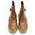 BOTAS LOUIS VUITTON ARCHLIGHT 39 CUERO & BOTAS DE TOBILLO MONOGRAMA Castaño - vista 8