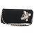 Borsa a Spalla Chanel Chain Flap in Nylon Trapuntato Nero