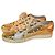 Baskets Moschino à sequins dorés