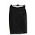 Chanel Gonna Drapé Nera 1985 FR38 Alta Moda Crepe di Lana Nera Piegata UK10 US8 Nero